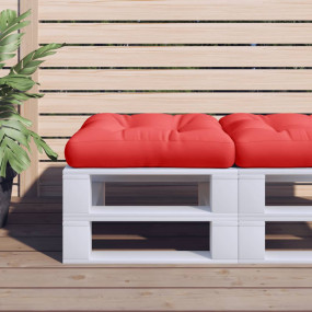 Pallet Cushion Red Polyester 7.8"  Water-resistant mate...