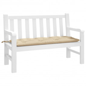 Garden Bench Cushion Beige 100% polyester Medium