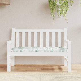 Garden Bench Cushion Leaf Pattern 100% Polyester