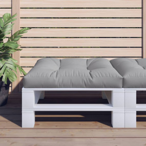 Pallet Cushion Grey Fabric (100% polyester) 27.6 x 27.6...