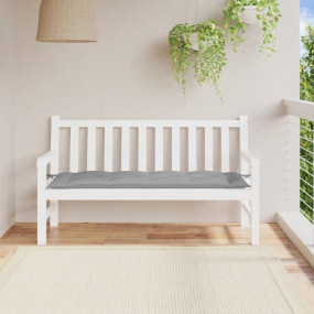 Garden Bench Cushion Grey Oxford fabric (100% polyester...