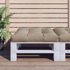 Pallet Cushion Taupe 100% polyester 31.5 x 31.5 x 4.7 i...