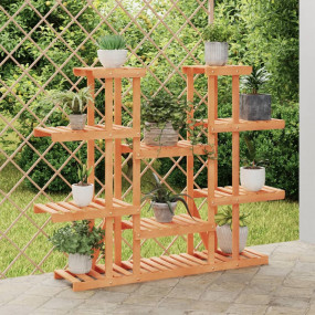 Flower Stand Natural wood Solid Wood Fir 43.3 x 9.8 x 4...