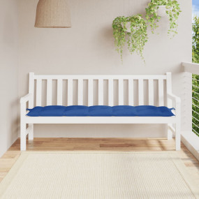 Garden Bench Cushion Royal Blue Oxford fabric (100% pol...