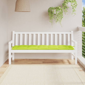 Garden Bench Cushion Bright Green Oxford Fabric 70.9x19...