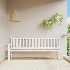 Garden Bench Cushion Cream
