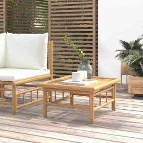 Garden Table Natural Bamboo Bamboo Medium Durable
