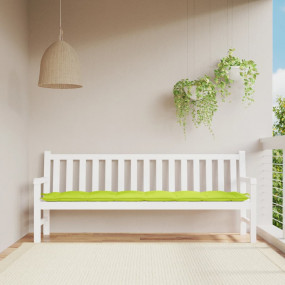 Garden Bench Cushion Bright green Oxford fabric, Hollow...