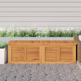 Garden Storage Box Warm Teak Solid teak wood, water-res...