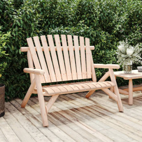Garden Bench Natural wood Solid spruce wood Medium Ergo...