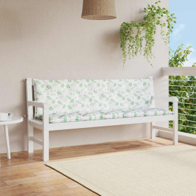 Garden Bench Cushion Set of 2 Multicolor