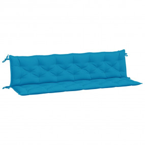 Garden Bench Cushion Set of 2 Light Blue