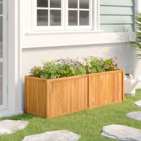 Raised Bed Teak Solid Teak Wood Standard Durable Raised...