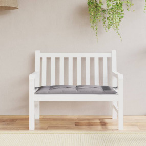Garden Bench Cushion Gray Oxford Fabric (100% Polyester...