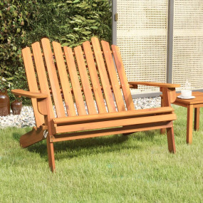 Garden Bench Natural wood Solid acacia wood Medium Fold...