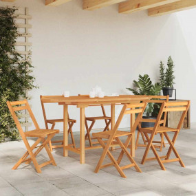 Garden Table Natural Teak Solid Teak Wood