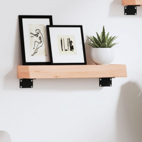 Wall Shelf Medium brown Solid oak wood (untreated) Smal...