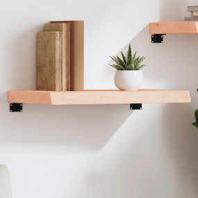 Wall Shelf Medium brown Solid oak wood (untreated) Medi...