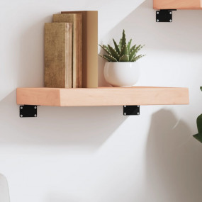 Wall Shelf Medium Brown Solid oak wood (untreated)