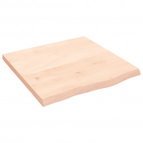 Wall Shelf Medium Brown Solid Oak Wood 23.6 x 23.6 in D...