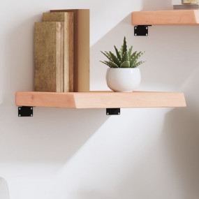 Wall Shelf Medium brown Solid oak wood Standard Wall Sh...