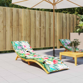 Sun Lounger Cushion Multicolor Oxford fabric (100% poly...