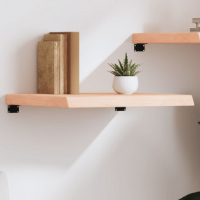 Wall Shelf Medium brown Solid oak wood (untreated) Medi...