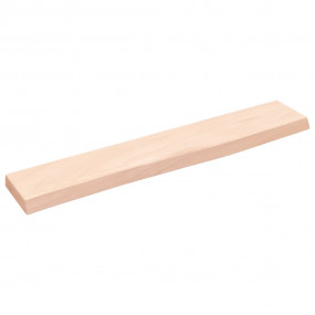 Wall Shelf Medium Brown Solid oak wood (untreated) 23.6...