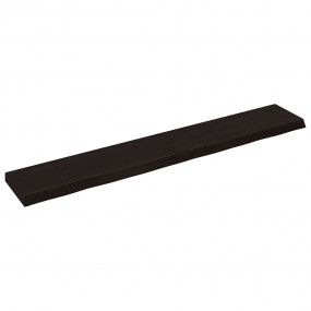 Wall Shelf Dark brown Solid oak wood Foldable Wall Shel...