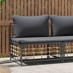 Garden Middle Sofa Anthracite