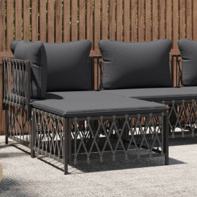 Garden Footstool Anthracite