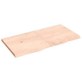 Wall Shelf Medium Brown Solid Oak Wood 47.2x23.6in Fold...