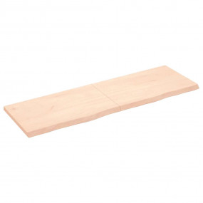 Wall Shelf Medium brown Solid oak wood (untreated)