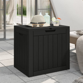 Garden Storage Box Black Polypropylene Medium Garden St...