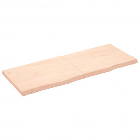 Wall Shelf Medium brown Solid oak wood (untreated) 63x2...