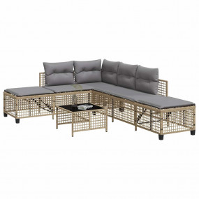 Garden Sofa Set Mix Beige