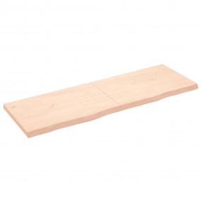 Wall Shelf Medium brown Solid oak wood Large Foldable