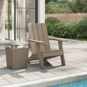 Garden Adirondack Chair Light brown Polypropylene (PP) ...