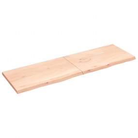 Wall Shelf Medium Brown Solid Oak Wood Large Foldable