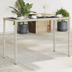 Garden Table Light Grey