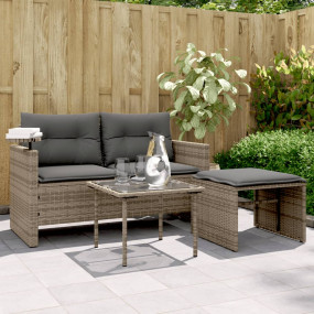 Garden Sofa Set Grey
