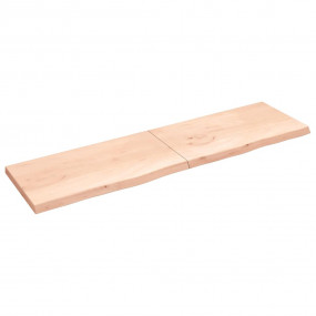 Wall Shelf Medium brown Untreated solid oak wood 86.6 x...