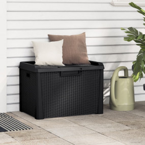 Garden Storage Box Anthracite Polypropylene Medium