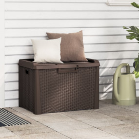 Garden Storage Box Brown Polypropylene Medium Garden St...