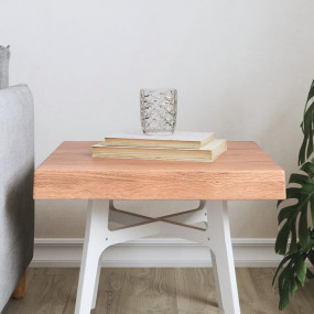 Table Top Light brown Solid oak wood 15.7 x 15.7 in