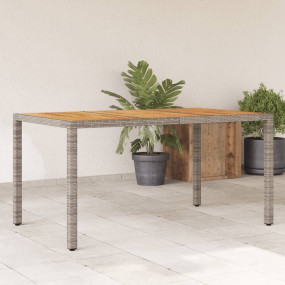 Garden Table Set of 4 Grey