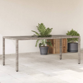 Garden Table Set of 4 Gray