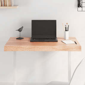 Table Top Light brown Solid Oak Wood 31.5x23.6 in Table...