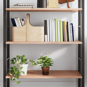 Wall Shelf Light brown Solid oak wood 31.5 x 19.7 in Wa...