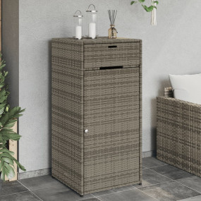 Garden Storage Cabinet Grey